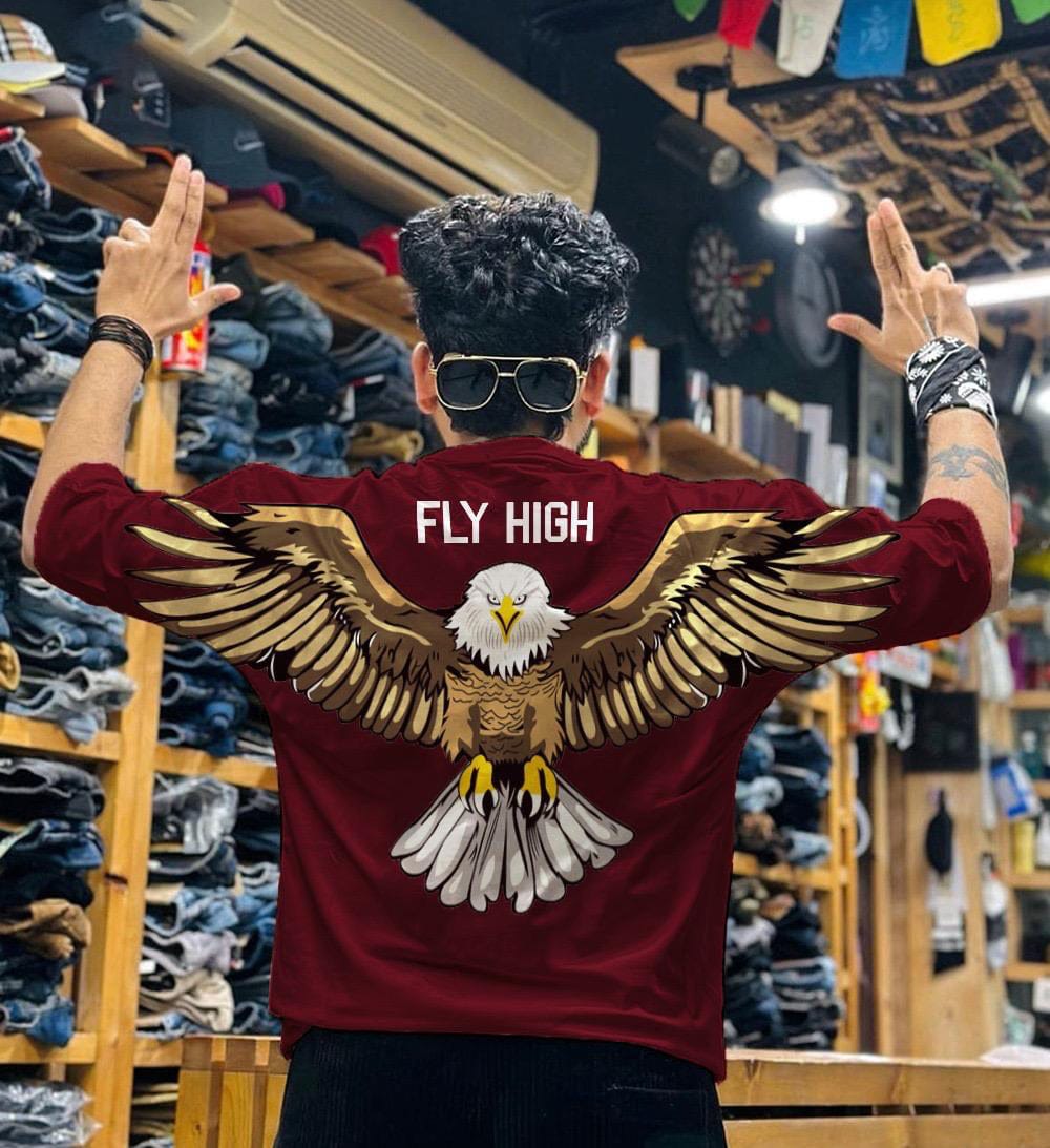 EAGLE PRINTED T SHIRT FOR BOYS