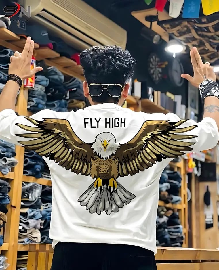 EAGLE PRINTED T SHIRT FOR BOYS