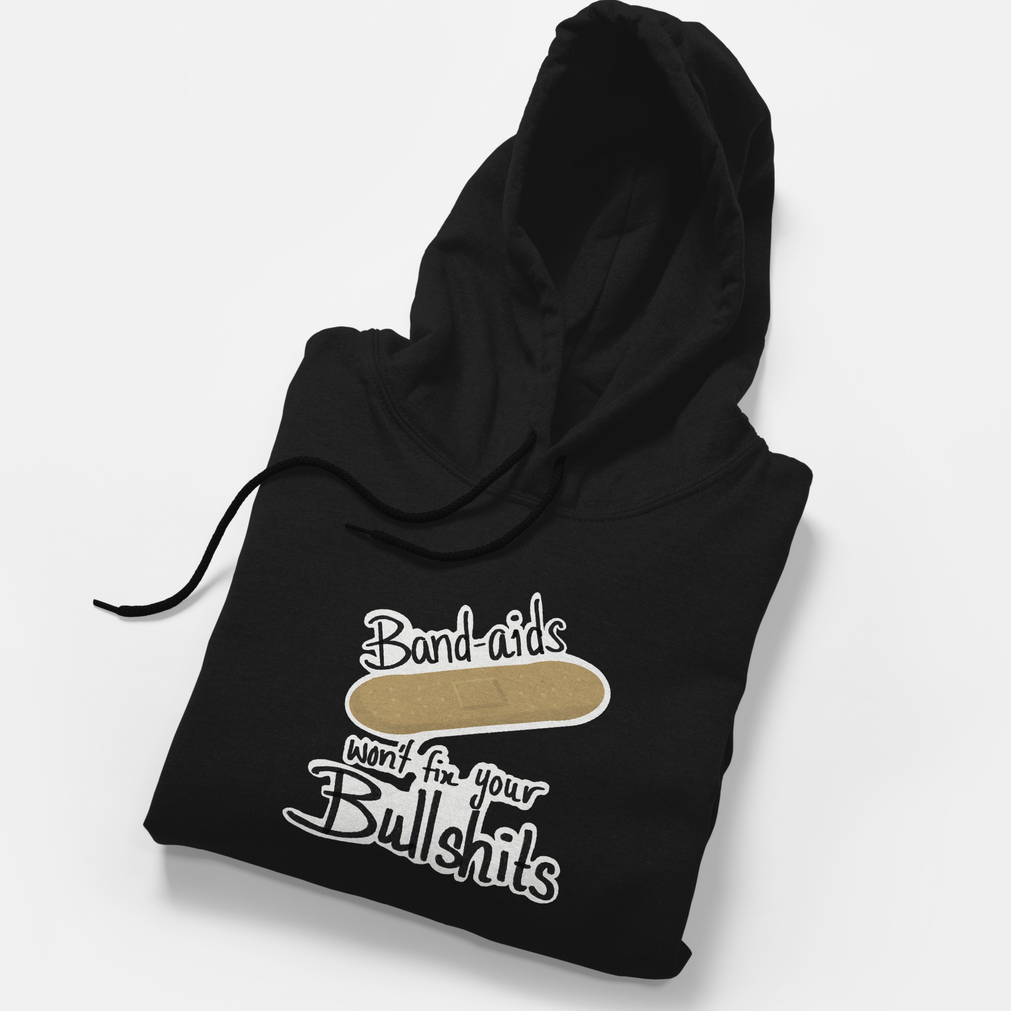 Band Aids Fleece Hoodie